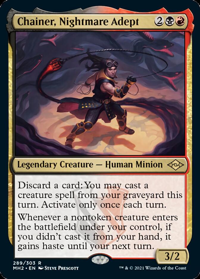 {R} Chainer, Nightmare Adept (Foil Etched) [Modern Horizons 2][ET MH2 289]