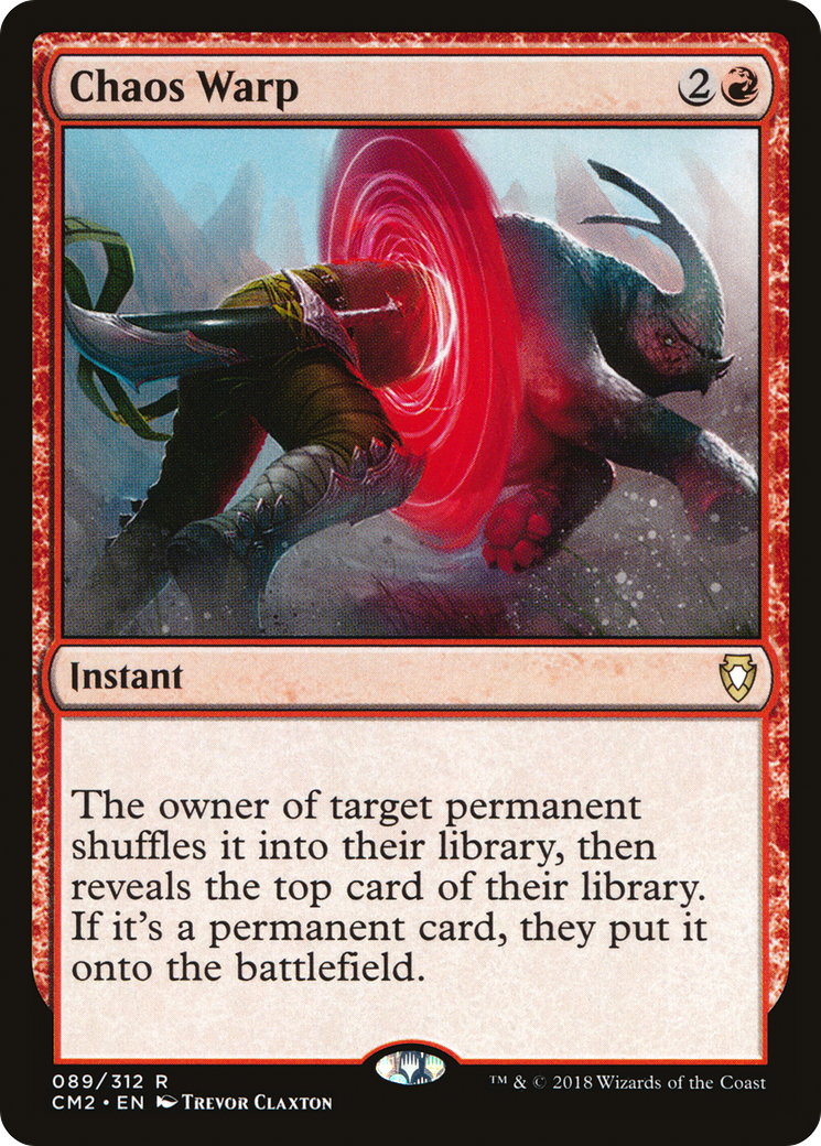 {R} Chaos Warp [Commander Anthology Volume II][CM2 089] - Misty Mountain Games