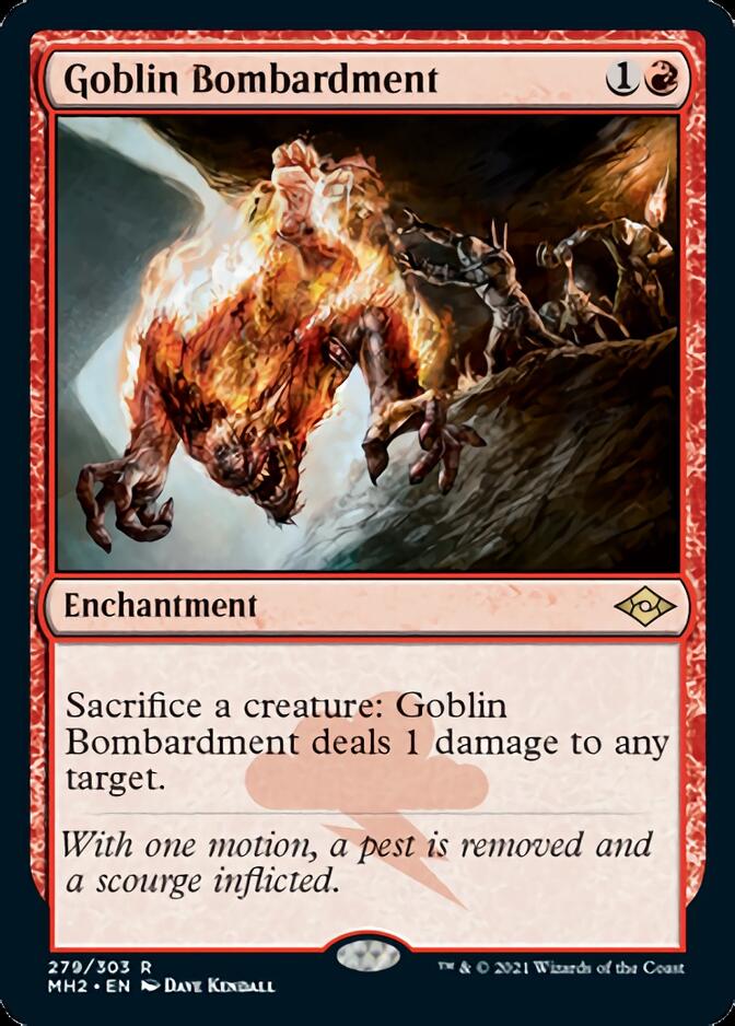 {R} Goblin Bombardment (Foil Etched) [Modern Horizons 2][ET MH2 279]