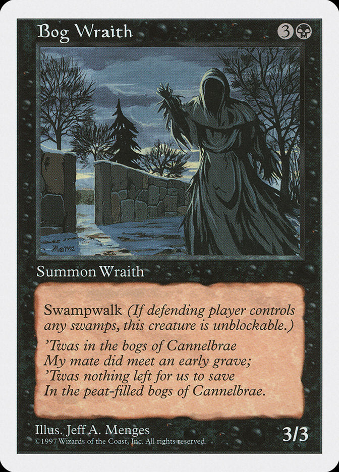 {C} Bog Wraith [Fifth Edition][5ED 147]