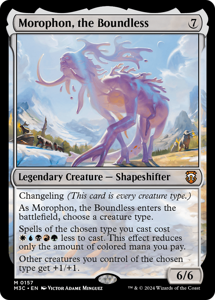 {R} Morophon, the Boundless [Modern Horizons 3 Commander][M3C 157]