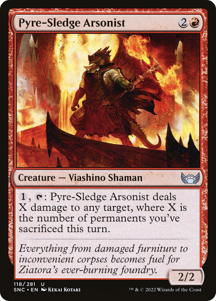 {C} Pyre-Sledge Arsonist [Streets of New Capenna][SNC 118]
