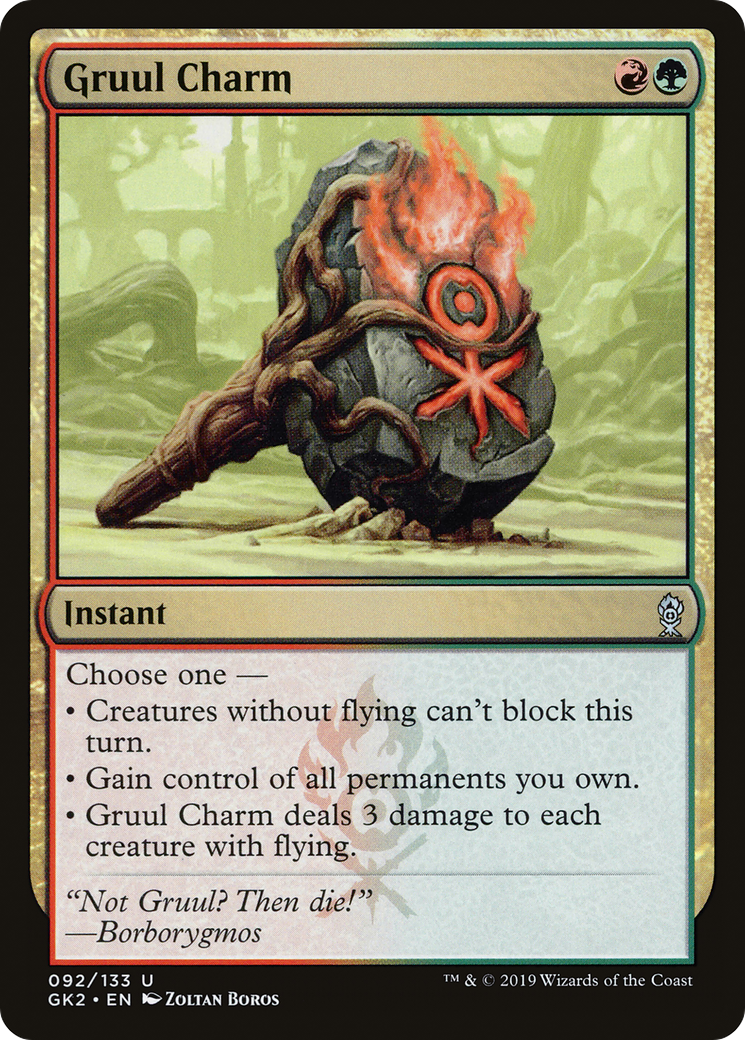 {C} Gruul Charm [Ravnica Allegiance Guild Kit][GK2 092]