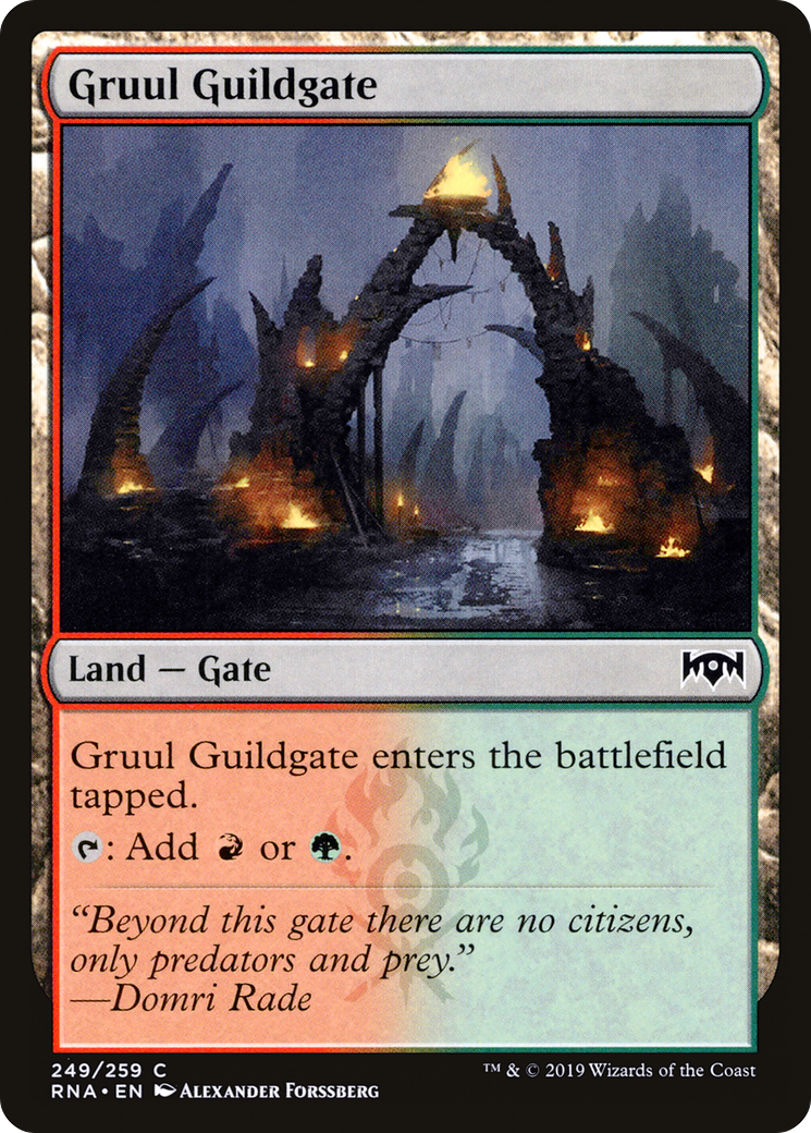 {C} Gruul Guildgate (249/259) [Ravnica Allegiance][RNA 249]