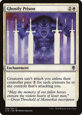 {C} Ghostly Prison [Commander 2016][C16 066]