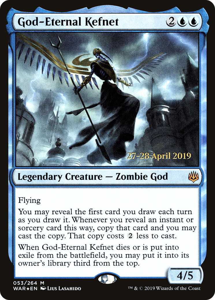 {R} God-Eternal Kefnet [War of the Spark Prerelease Promos][PR WAR 053]