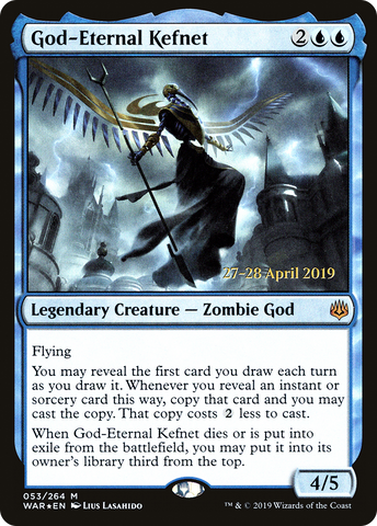 {R} God-Eternal Kefnet [War of the Spark Prerelease Promos][PR WAR 053]