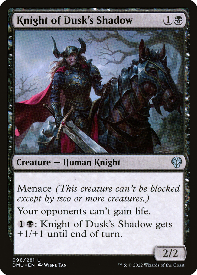 {C} Knight of Dusk's Shadow [Dominaria United][DMU 096]