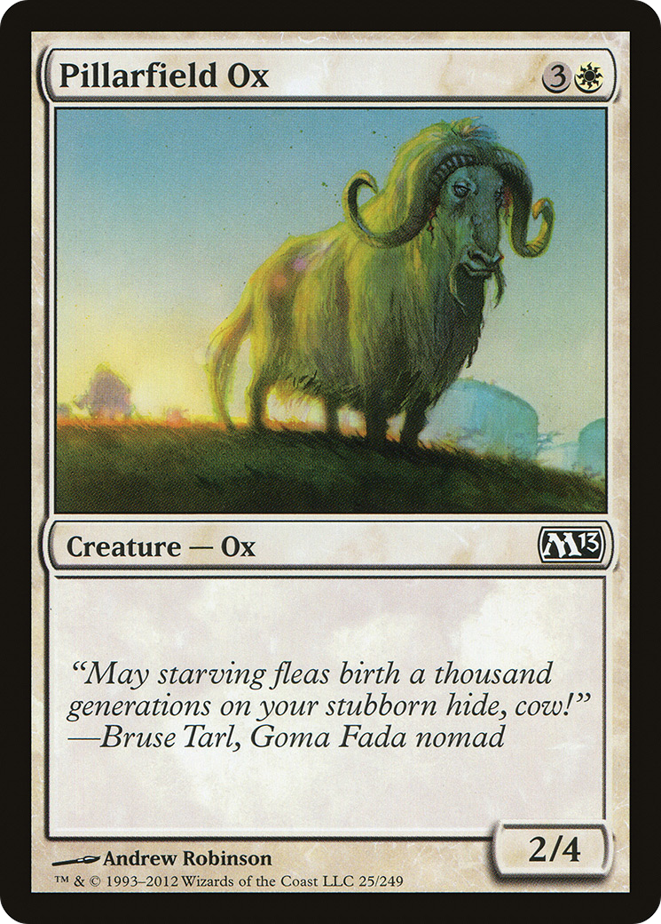 {C} Pillarfield Ox [Magic 2013][M13 025]