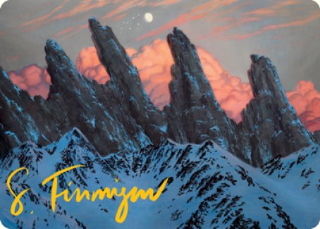 {A} Mountain (275) Art Card (Gold-Stamped Signature) [Dungeons & Dragons: Adventures in the Forgotten Realms Art Series][GS AAFR 059]