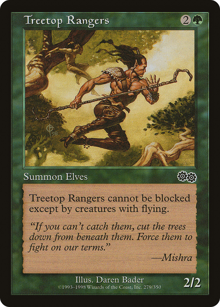 {C} Treetop Rangers [Urza's Saga][USG 279]