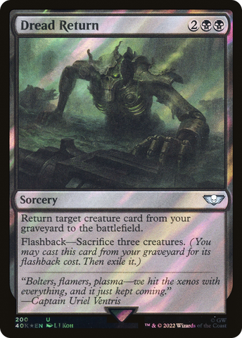 {C} Dread Return (Surge Foil) [Universes Beyond: Warhammer 40,000][SF 40K 200]