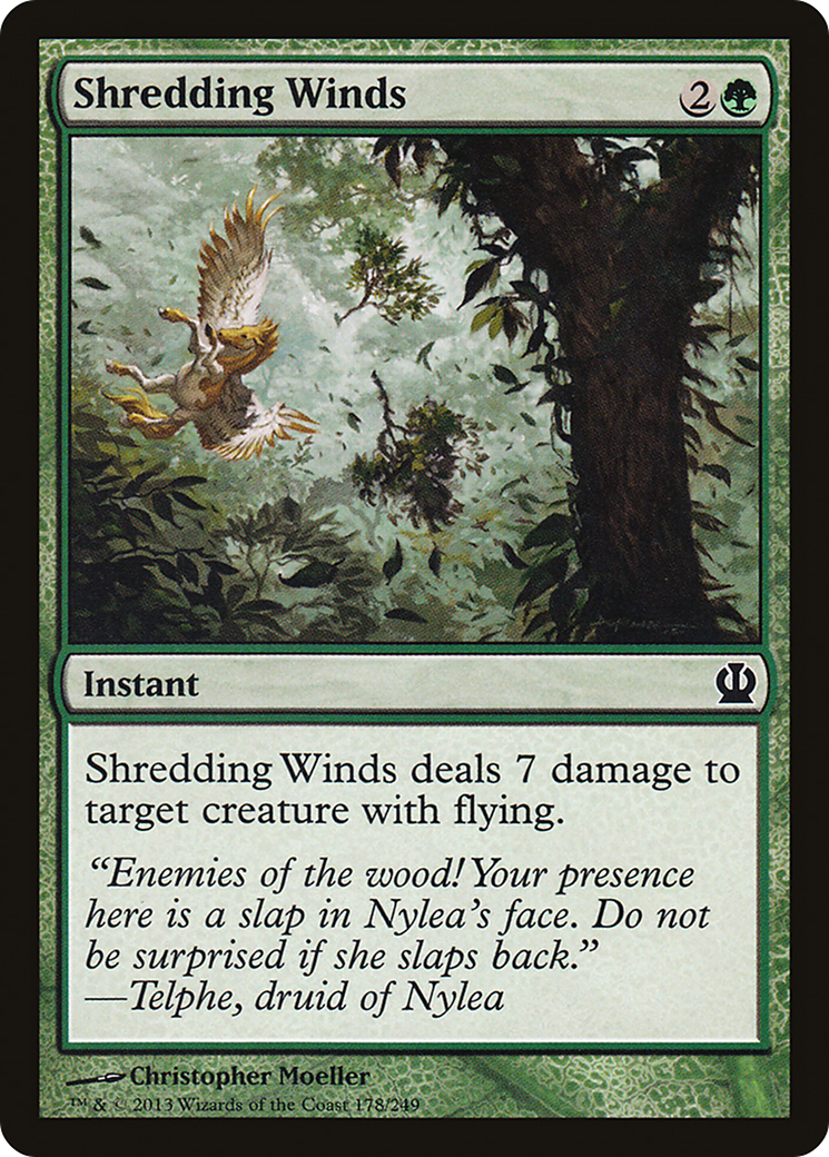 {C} Shredding Winds [Theros][THS 178]