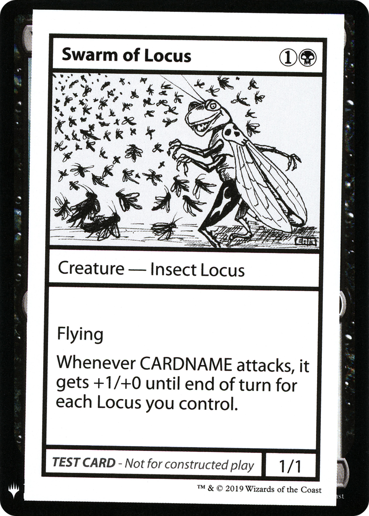 {R} Swarm of Locus [Mystery Booster Playtest Cards][CON CMB1 048]