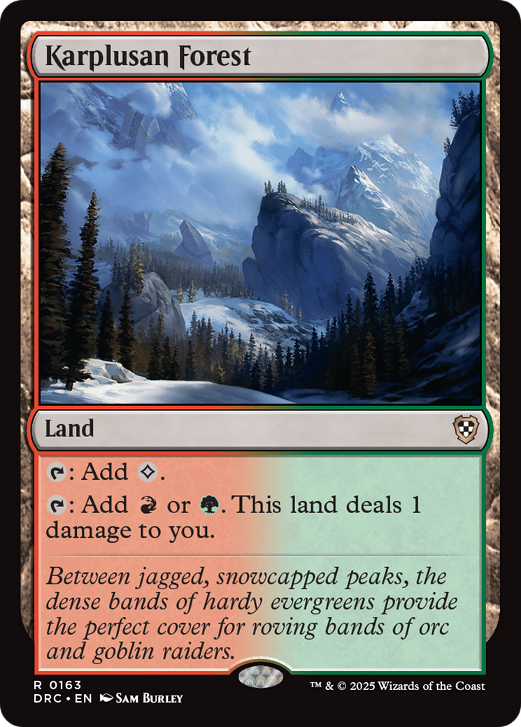{R} Karplusan Forest [Aetherdrift Commander][DRC 163]