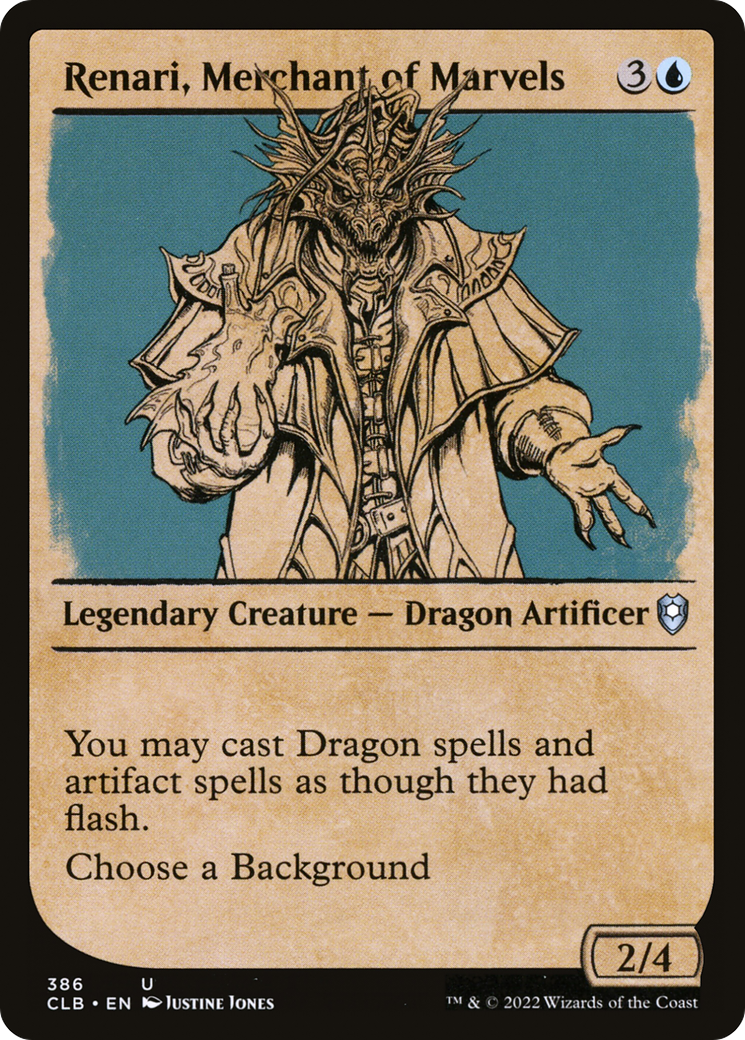 {C} Renari, Merchant of Marvels (Showcase) [Commander Legends: Battle for Baldur's Gate][CLB 386]