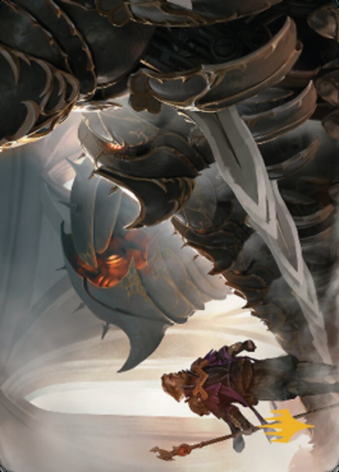 {A} Mass Production Art Card (Gold-Stamped Planeswalker Symbol) [The Brothers' War Art Series][GS ABRO 001]