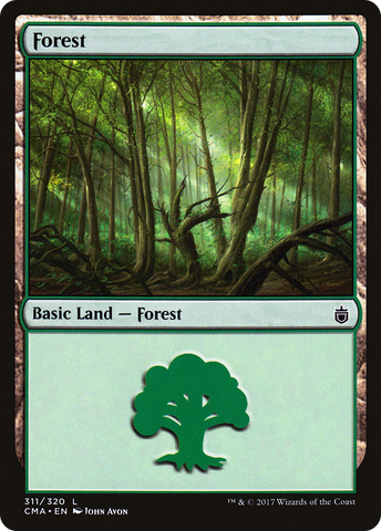 {B}[CMA 311] Forest (311) [Commander Anthology]