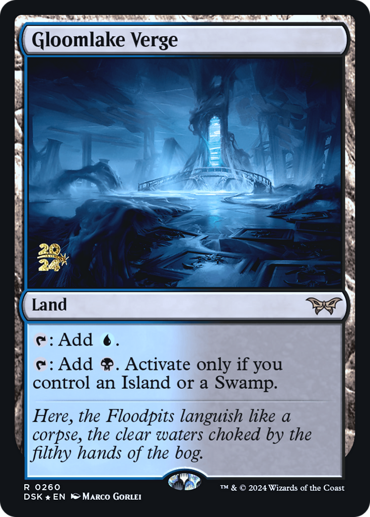 {@R} Gloomlake Verge [Duskmourn: House of Horror Prerelease Promos][PR DSK 260]