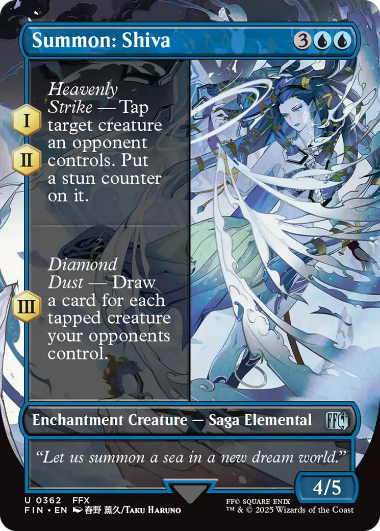 {@C} Summon: Shiva (Borderless) [FINAL FANTASY][FIN 362]