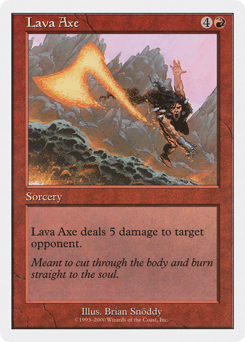 {C} Lava Axe [Starter 2000][S00 031]
