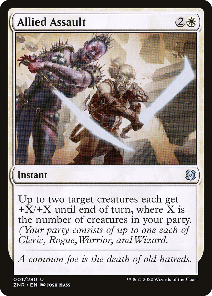{C} Allied Assault [Zendikar Rising][ZNR 001]