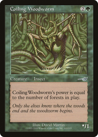{C} Coiling Woodworm [Nemesis][NEM 103]