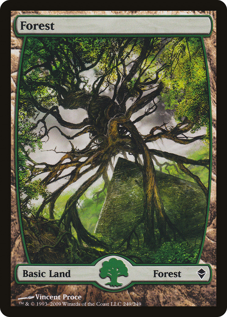 {B}[ZEN 249] Forest (249) [Zendikar]