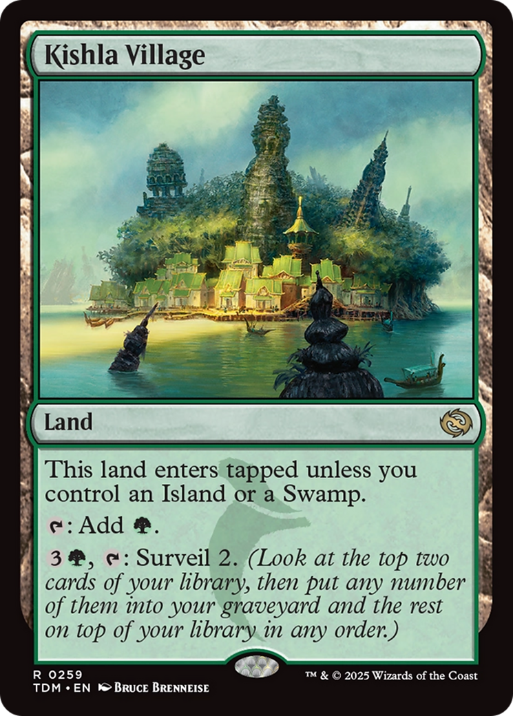 {@R} Kishla Village [Tarkir: Dragonstorm][TDM 259]