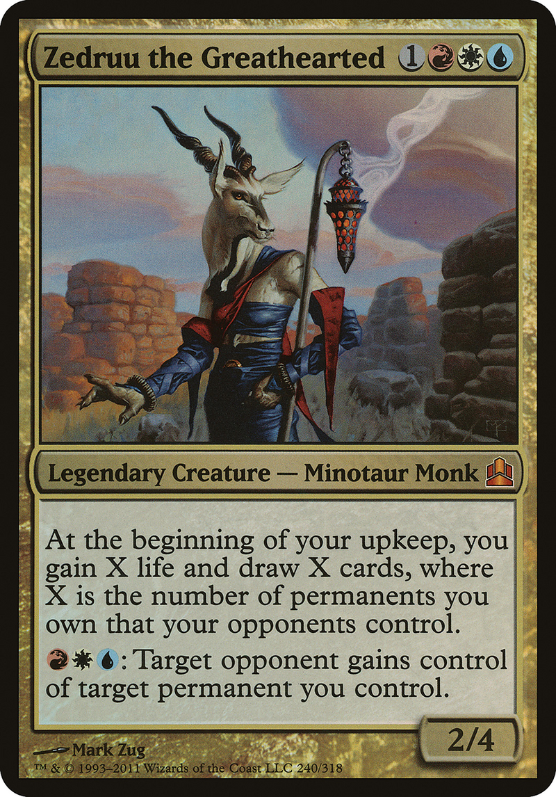 {O} Zedruu the Greathearted (Oversized) [Commander 2011 Oversized][OVR CMD 240]