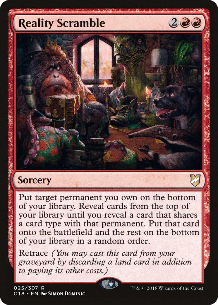 {R} Reality Scramble [Commander 2018][C18 025]