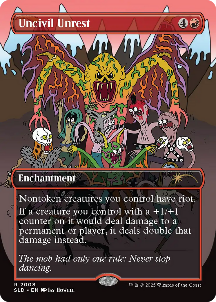 Uncivil Unrest [SLD-2008]  (Borderless) Foil