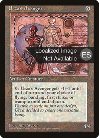 {F} Urza's Avenger [Fourth Edition (Foreign Black Border)][FBB 4ED 355]