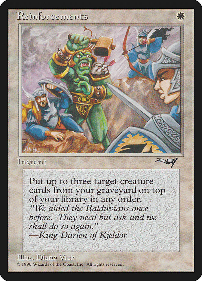 {C} Reinforcements (With Archer) [Alliances][ALL 12B]