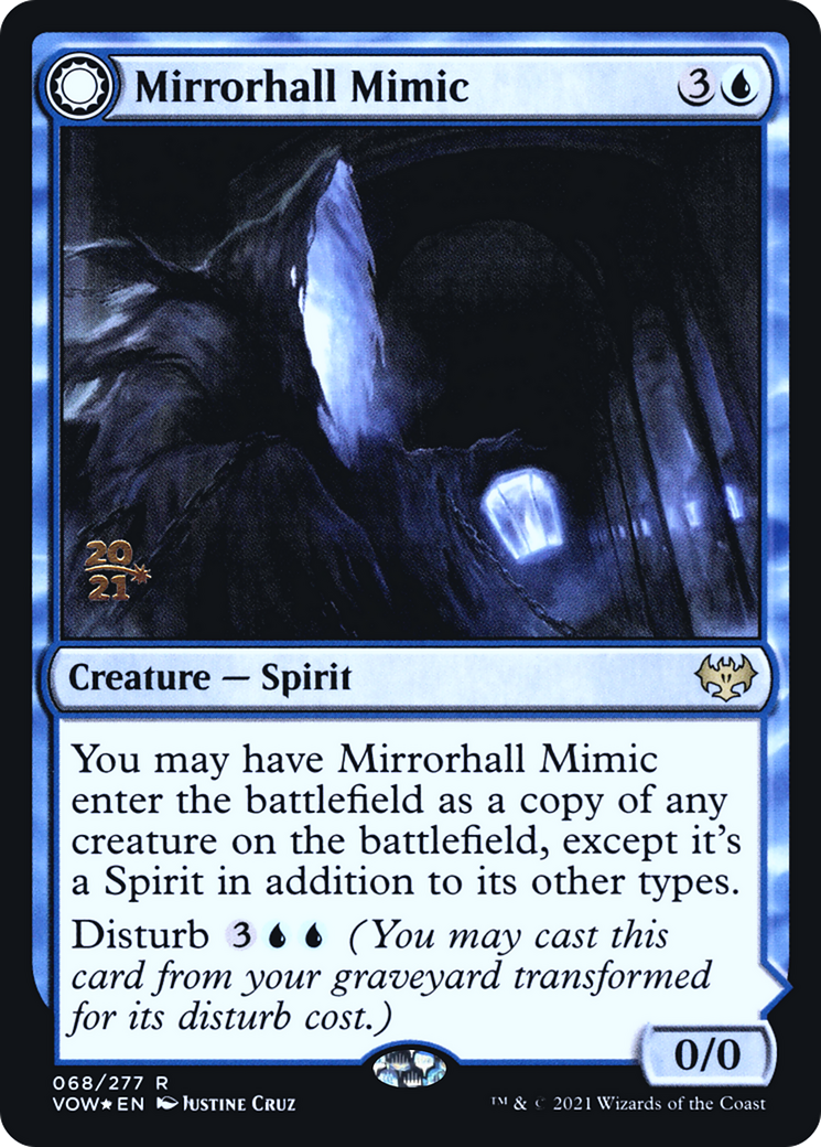 {R} Mirrorhall Mimic // Ghastly Mimicry [Innistrad: Crimson Vow Prerelease Promos][PR VOW 068]
