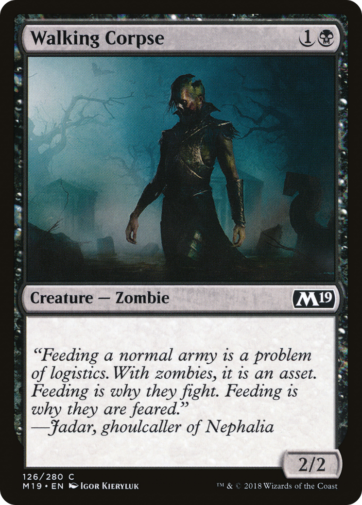 {C} Walking Corpse [Core Set 2019][M19 126] - Misty Mountain Games