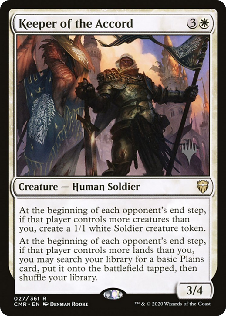 {R} Keeper of the Accord (Promo Pack) [Murders at Karlov Manor Promos][PP CMR 027]