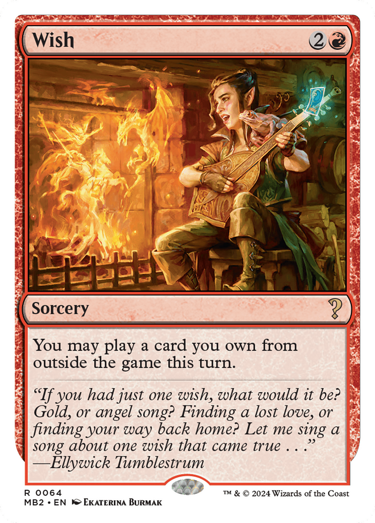 {R} Wish (White Border) [Mystery Booster 2][MB2 064]
