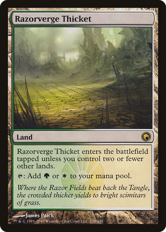 {R} Razorverge Thicket [Scars of Mirrodin][SOM 228]