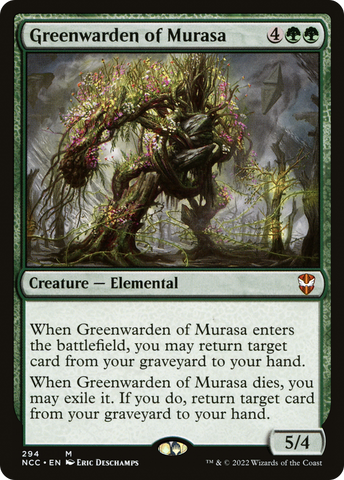 {R} Greenwarden of Murasa [Streets of New Capenna Commander][NCC 294]