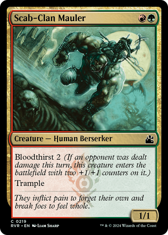 {C} Scab-Clan Mauler [Ravnica Remastered][RVR 219]