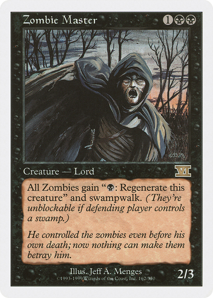 {R} Zombie Master [Classic Sixth Edition][6ED 162] - Misty Mountain Games
