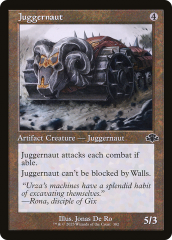{C} Juggernaut (Retro) [Dominaria Remastered][DMR 382]