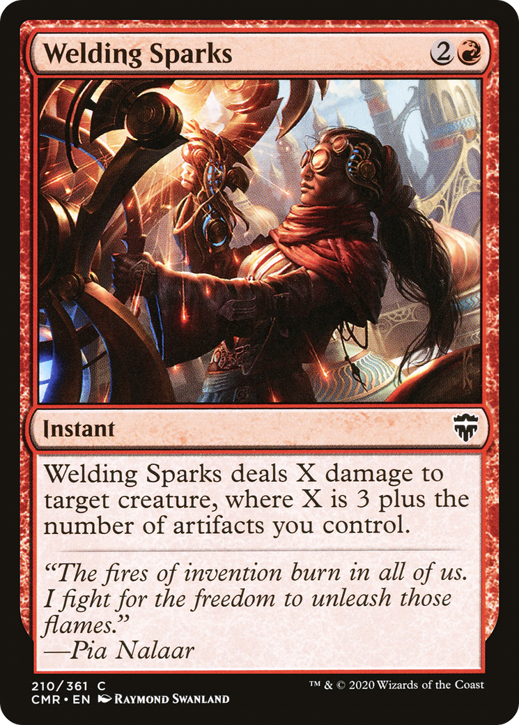 {C} Welding Sparks [Commander Legends][CMR 210]