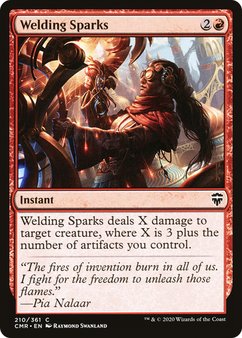 {C} Welding Sparks [Commander Legends][CMR 210]