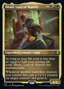 {R} Bhaal, Lord of Murder (Foil Etched) [Commander Legends: Battle for Baldur's Gate][CLB 527]