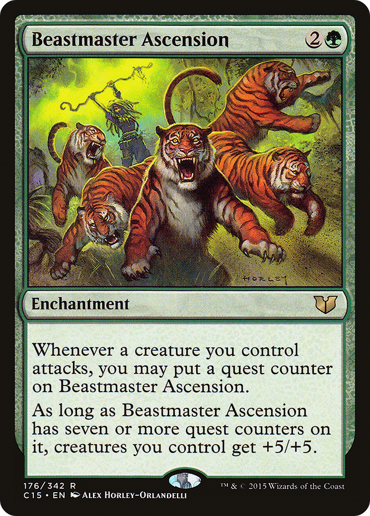 {R} Beastmaster Ascension [Commander 2015][C15 176]