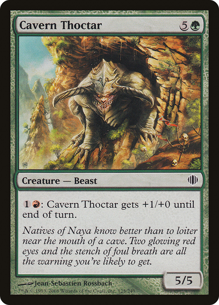 {C} Cavern Thoctar [Shards of Alara][ALA 125]