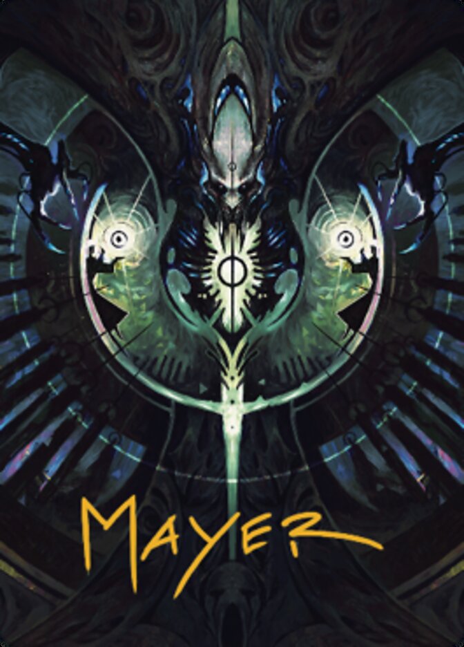 {A} Gix's Command Art Card (Gold-Stamped Signature) [The Brothers' War Art Series][GS ABRO 032]