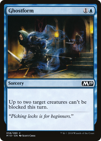 {C} Ghostform [Core Set 2019][M19 058]